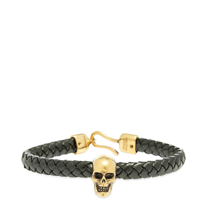 Photo: Alexander McQueen Leather Skull Bracelet