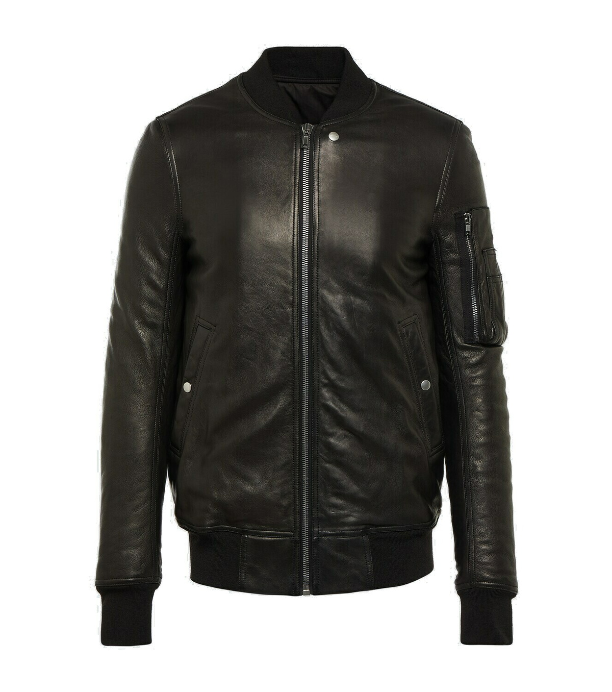VIP【関税送料無料】希少 RICK OWENS LEATHER BOMBER JACKET Rick Owens Leather bomber jacket Rick Owens