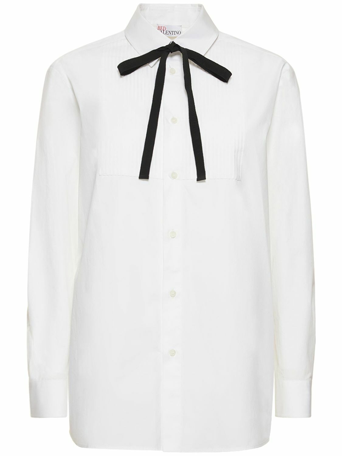 Tシャツ・カットソー RED VALENTINO SHIRT WITH DREAMING PEONY PRINT RED Valentino Shirt With Dreaming Peony Print RED Valentino