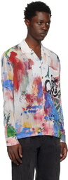 Andersson Bell White Printed Shirt