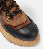 Dorothee Schumacher Sporty Shearling leather lace-up boots