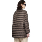 Rick Owens Moncler + Rick Owens Brown Flight Down Jacket