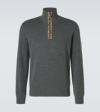 Burberry Wool half-zip sweater