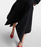 The Attico Cotton midi skirt