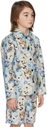 Burberry Kids Multicolor Floral Print Jacket