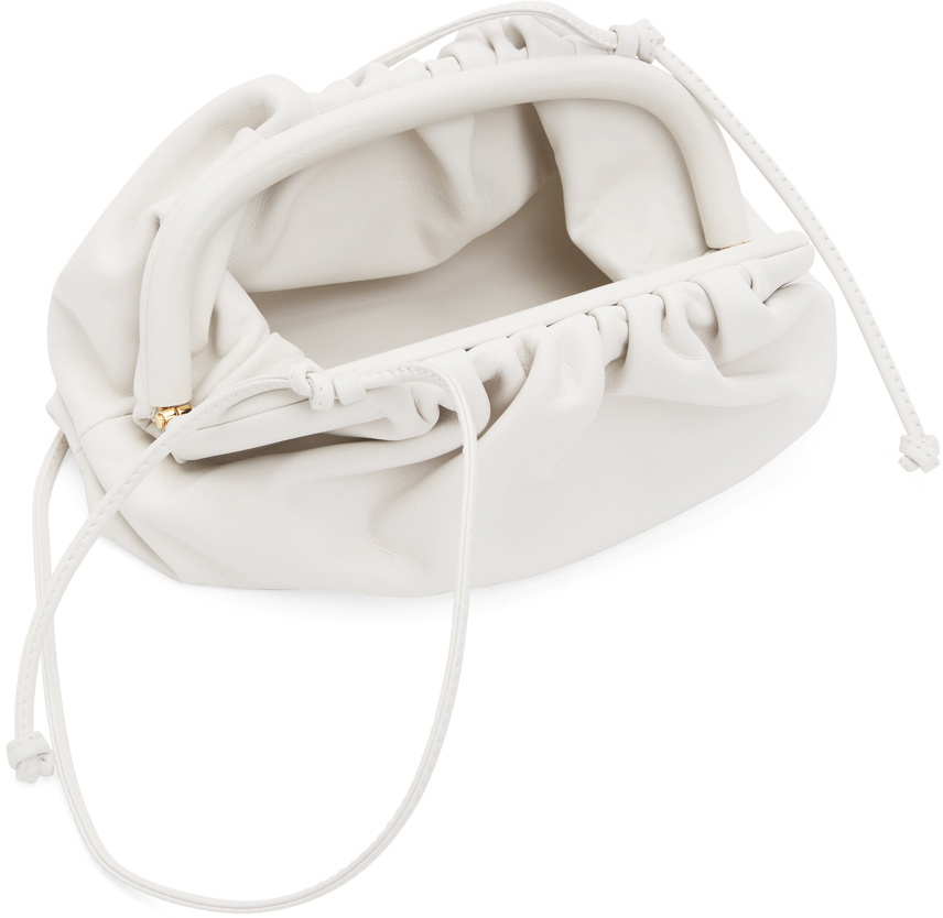 Bottega Veneta White 'The Mini Pouch' Clutch Bottega Veneta Bottega Veneta White 'The Mini Pouch' Clutch Bottega Veneta