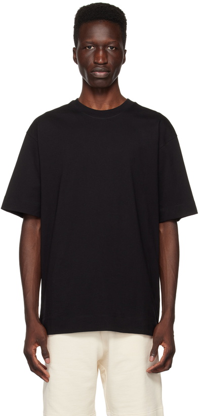 Photo: Dries Van Noten Black Crewneck T-Shirt