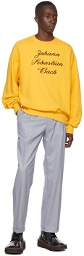 Acne Studios Yellow Cotton Sweatshirt