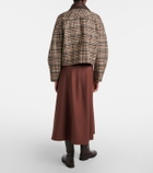 Brunello Cucinelli Wool-blend midi skirt