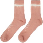 Satisfy Pink Tie-Dye Socks