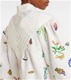 Alémais Atticus embroidered linen blouse