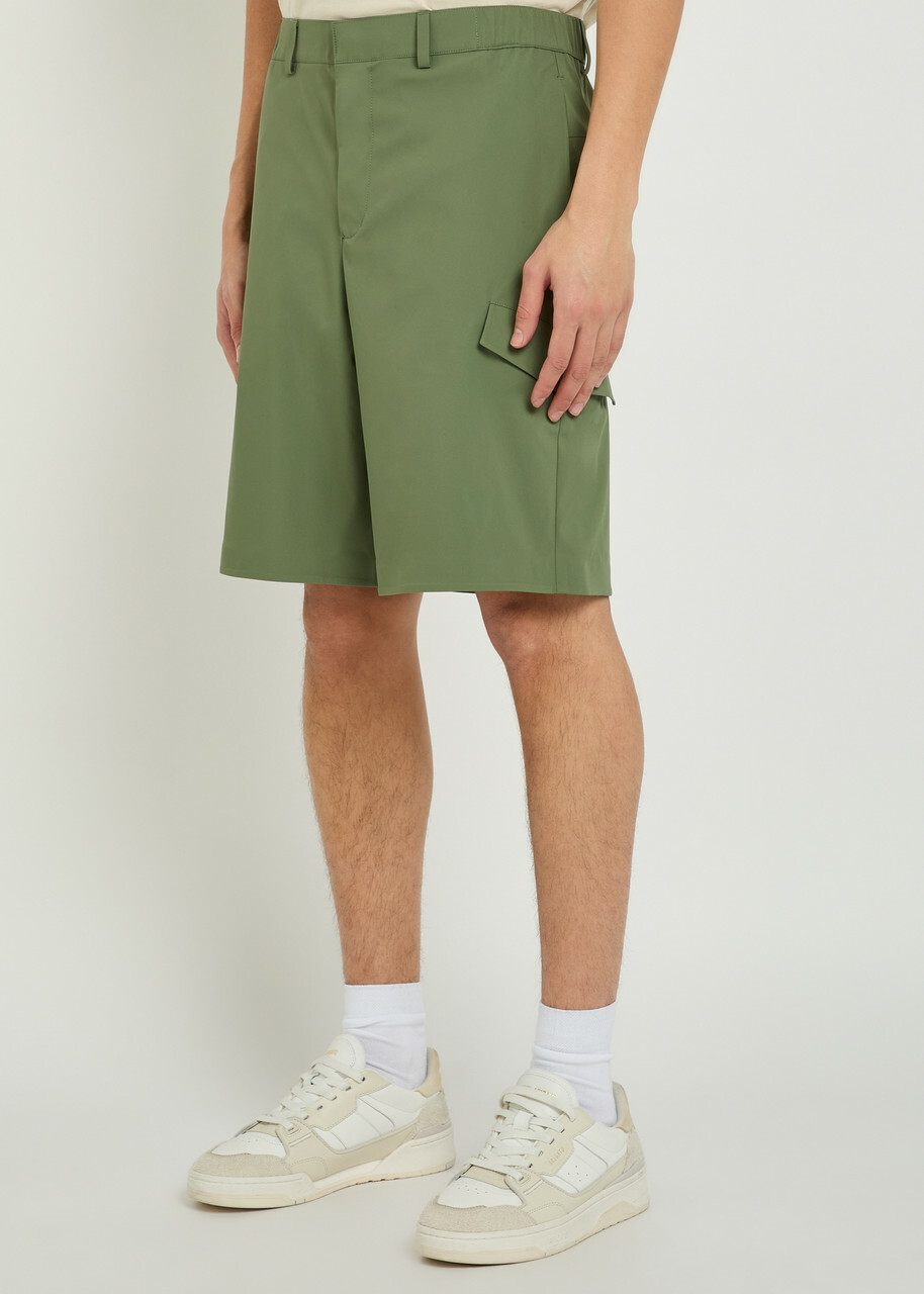 Rains Suva Hardshell Waterproof Shorts Green