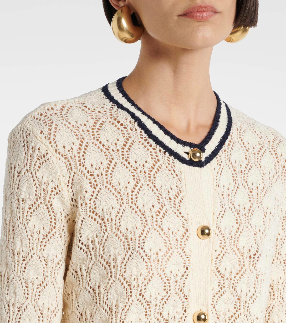 Frame Rookie open-knit cardigan