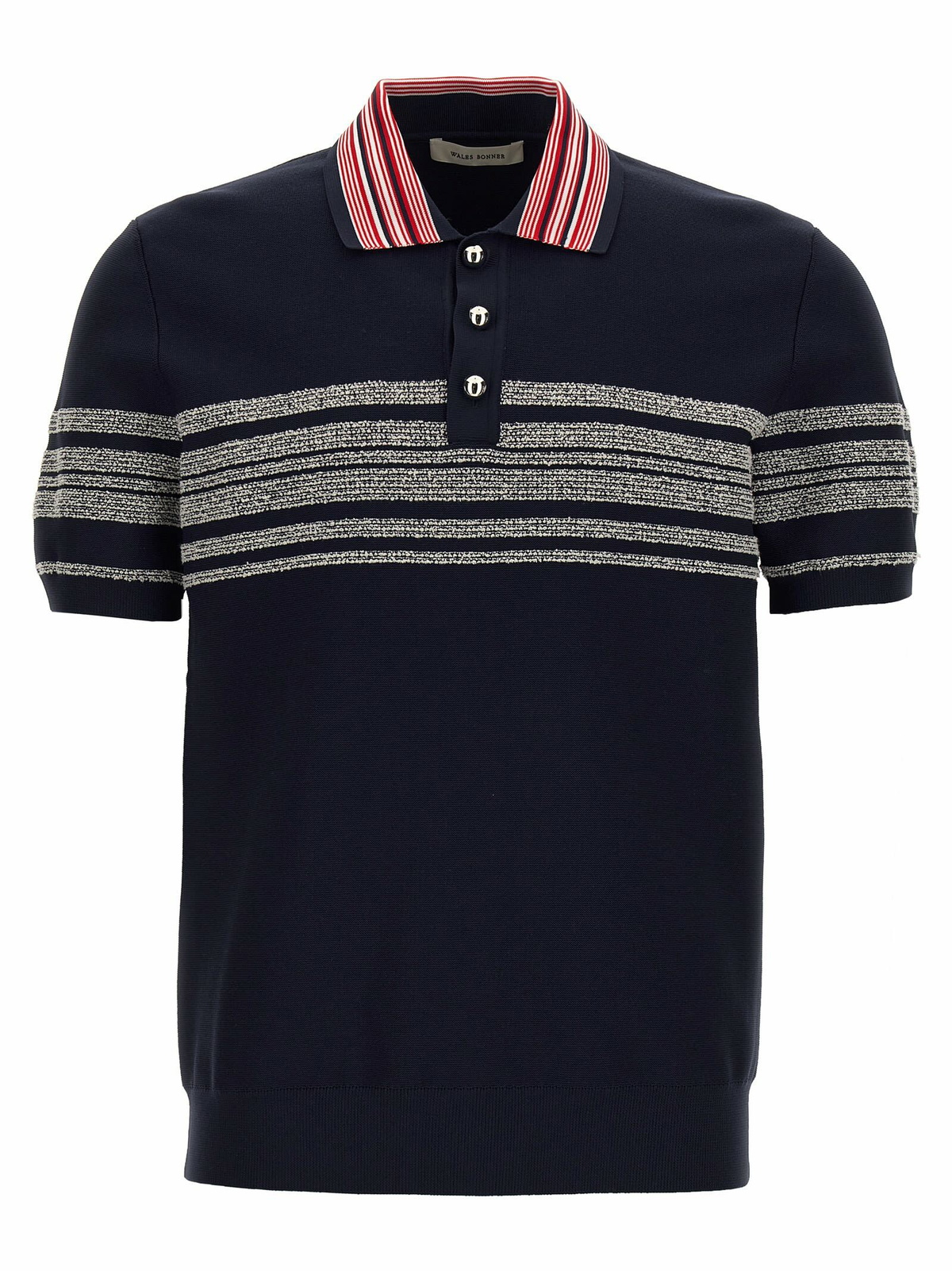 Wales Bonner Black adidas Edition Mesh Polo Wales Bonner