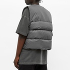 Cole Buxton Men's Insulated Down Vest in Grey