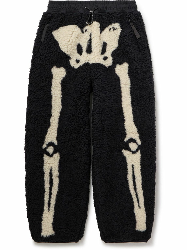 Photo: KAPITAL - Fleece -Jacquard Sweatpants - Black