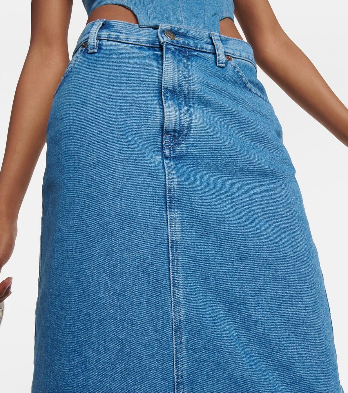 Giuseppe di Morabito Denim maxi skirt