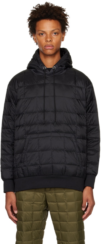 Photo: TAION Black Quilted Down Hoodie