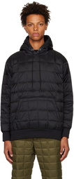 TAION Black Quilted Down Hoodie