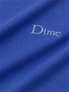 DIME - Logo-Embroidered Cotton-Jersey T-Shirt - Blue
