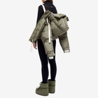 Shoreditch Ski Club Women's Willow Short Puffer Jacket in Sage