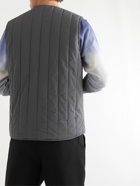 Mr P. - Quilted Shell Gilet - Gray