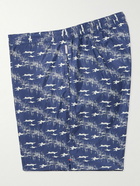 Orlebar Brown - Bulldog Mid-Length Printed Swim Shorts - Blue