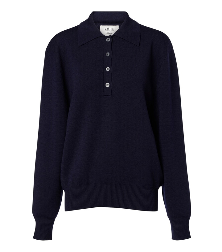 Photo: Róhe Wool polo sweater