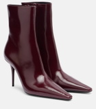 Saint Laurent Ashley 90 leather ankle boots
