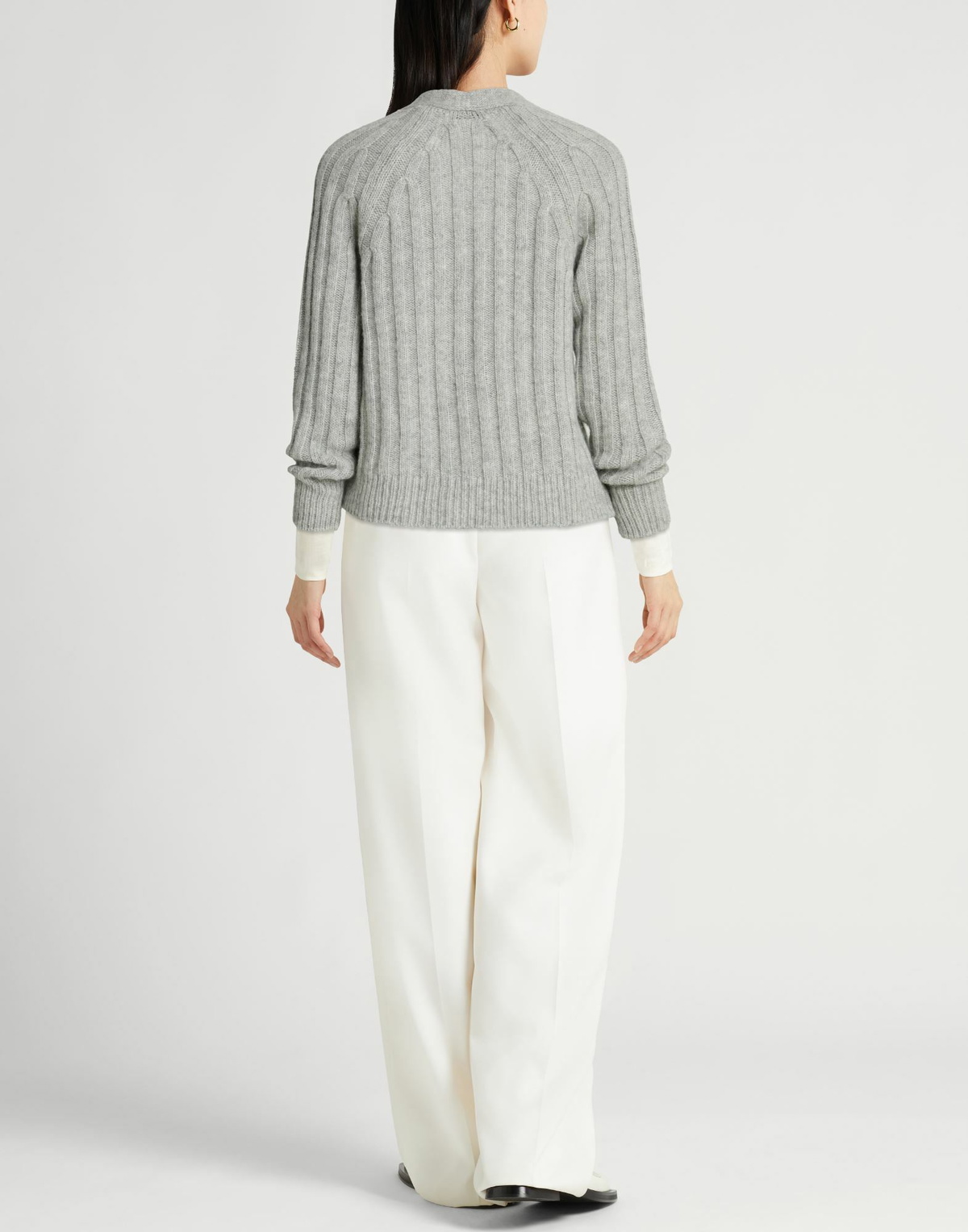 Peserico Womens Cardigan in Grey