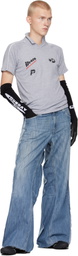 Prototypes Blue Outline Jeans