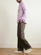 Miles Leon - Work Straight-Leg Cotton-Twill Trousers - Brown