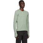 Uniforme Paris Green Exposed Seam Henley