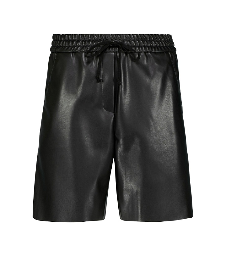 Photo: Deveaux New York - Brooke faux leather shorts