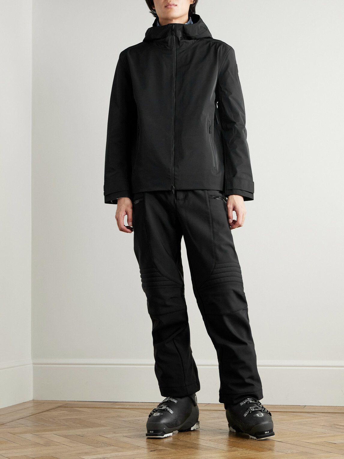 Fusalp - Ilanox Logo-Appliquéd Hooded Ski Jacket - Black