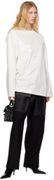 Feng Chen Wang Black Deconstructed Patchwork Trousers