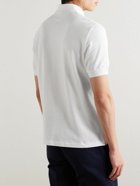 Brunello Cucinelli - Slim-Fit Cotton-Piqué Polo Shirt - White
