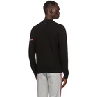 Moncler Black Waffle Sweater