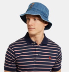 Polo Ralph Lauren - Embroidered Denim Bucket Hat - Blue