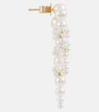 Sophie Bille Brahe - Palais de Nuit 14kt gold single earring with pearls