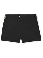 TOM FORD - Slim-Fit Short-Length Swim Shorts - Black