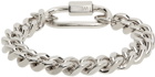 IN GOLD WE TRUST PARIS Silver Curb Chain Bracelet