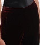 Roland Mouret Velvet wide-leg pants