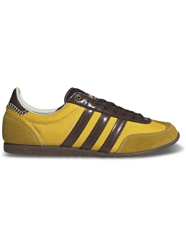 Photo: adidas Consortium - Wales Bonner Japan Suede and Leather Sneakers - Yellow