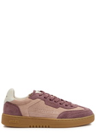 Axel Arigato Dice T-toe Panelled Suede Sneakers Pink