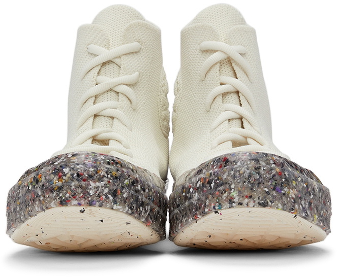 Converse White Renew Chuck 70 Knit High Top Sneakers