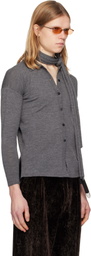 Magliano Gray Tipa Knitted Cardigan