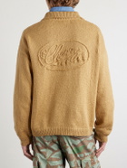 Cherry Los Angeles - Five Star Logo-Embroidered Cotton Henley Shirt - Brown