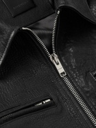 Givenchy - Padded Crinkled-Leather Jacket - Black