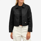 Dickies Women's Unlined Cropped Eisenhower Jacket in Black